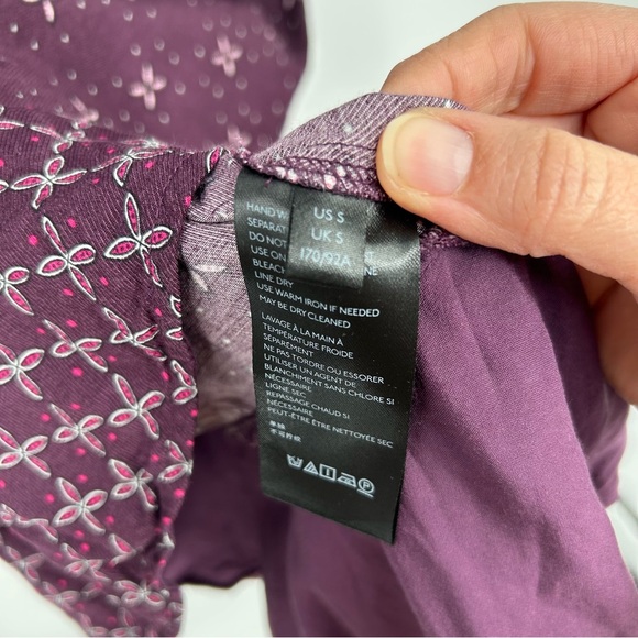 Maeve Anthropologie Gillian Abstract V Neck Dress Size Small - Picture 7 of 9